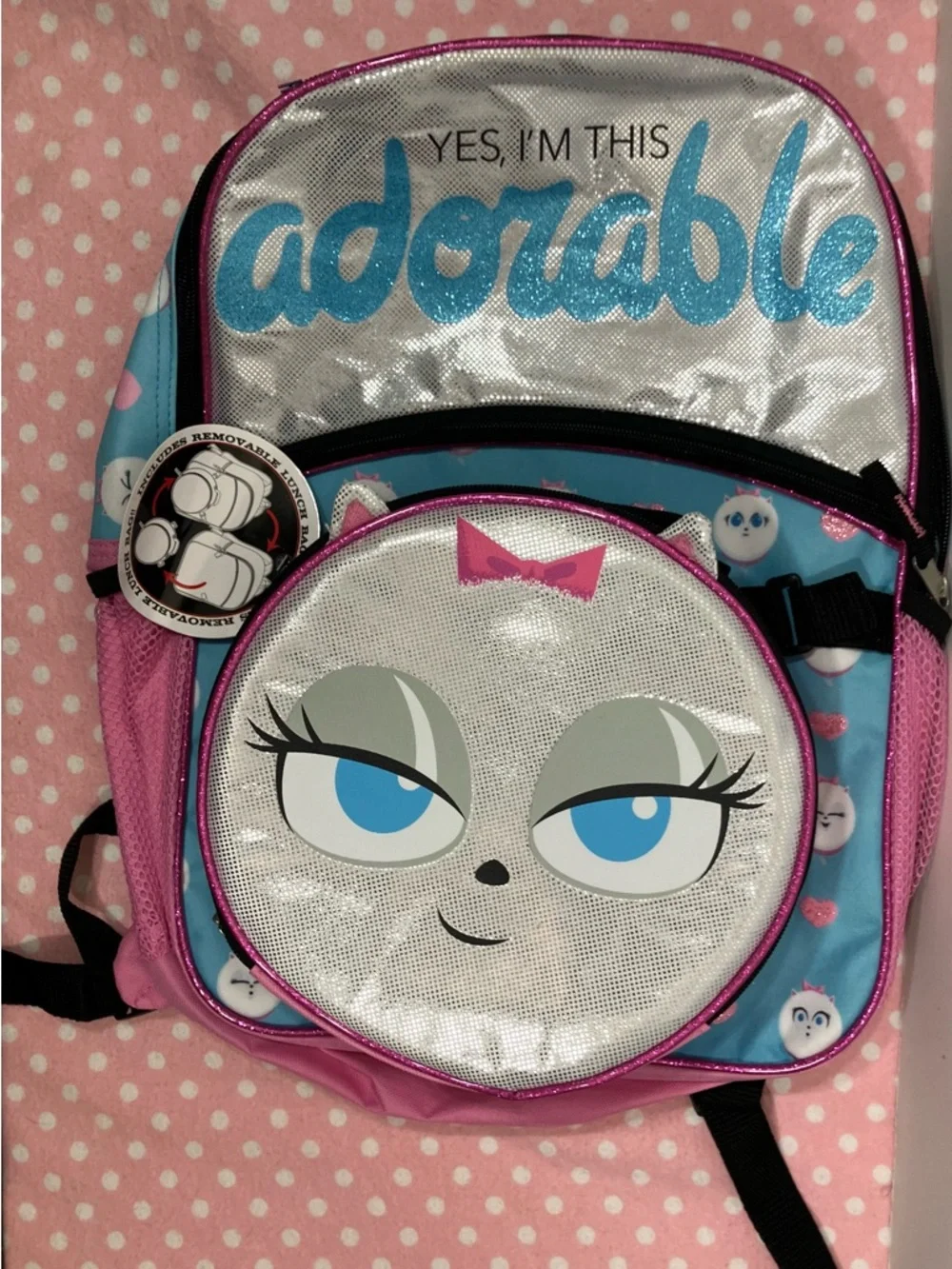 THE SECRET LIFE OF PETS 2 backpack, and lunch bag